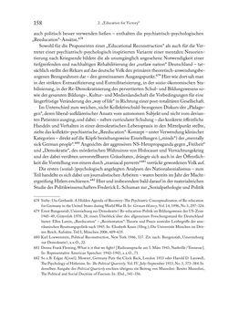 Image of the Page - 158 - in Zwischen geistiger Erneuerung und Restauration - US-amerikanische Planungen zur Entnazifizierung und demokratischen Reorientierung und die Nachkriegsrealität österreichischer Wissenschaft 1941-1955