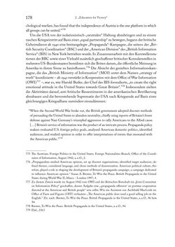 Image of the Page - 178 - in Zwischen geistiger Erneuerung und Restauration - US-amerikanische Planungen zur Entnazifizierung und demokratischen Reorientierung und die Nachkriegsrealität österreichischer Wissenschaft 1941-1955