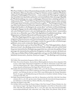 Image of the Page - 180 - in Zwischen geistiger Erneuerung und Restauration - US-amerikanische Planungen zur Entnazifizierung und demokratischen Reorientierung und die Nachkriegsrealität österreichischer Wissenschaft 1941-1955