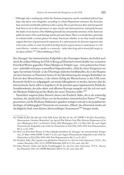 Image of the Page - 185 - in Zwischen geistiger Erneuerung und Restauration - US-amerikanische Planungen zur Entnazifizierung und demokratischen Reorientierung und die Nachkriegsrealität österreichischer Wissenschaft 1941-1955