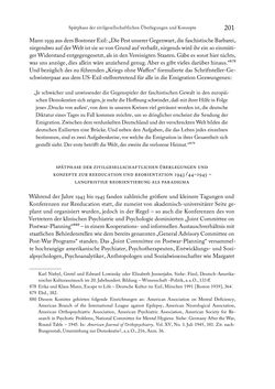 Bild der Seite - 201 - in Zwischen geistiger Erneuerung und Restauration - US-amerikanische Planungen zur Entnazifizierung und demokratischen Reorientierung und die Nachkriegsrealität österreichischer Wissenschaft 1941-1955