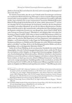 Bild der Seite - 215 - in Zwischen geistiger Erneuerung und Restauration - US-amerikanische Planungen zur Entnazifizierung und demokratischen Reorientierung und die Nachkriegsrealität österreichischer Wissenschaft 1941-1955