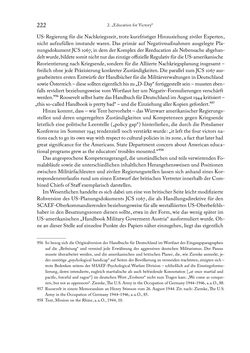 Image of the Page - 222 - in Zwischen geistiger Erneuerung und Restauration - US-amerikanische Planungen zur Entnazifizierung und demokratischen Reorientierung und die Nachkriegsrealität österreichischer Wissenschaft 1941-1955