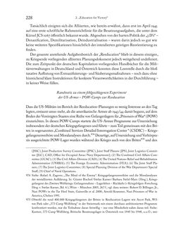 Image of the Page - 228 - in Zwischen geistiger Erneuerung und Restauration - US-amerikanische Planungen zur Entnazifizierung und demokratischen Reorientierung und die Nachkriegsrealität österreichischer Wissenschaft 1941-1955