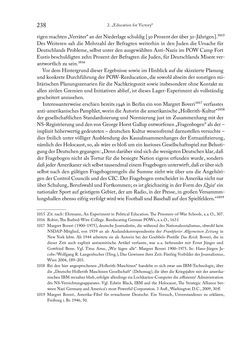 Image of the Page - 238 - in Zwischen geistiger Erneuerung und Restauration - US-amerikanische Planungen zur Entnazifizierung und demokratischen Reorientierung und die Nachkriegsrealität österreichischer Wissenschaft 1941-1955