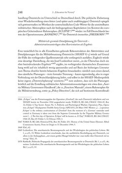 Image of the Page - 248 - in Zwischen geistiger Erneuerung und Restauration - US-amerikanische Planungen zur Entnazifizierung und demokratischen Reorientierung und die Nachkriegsrealität österreichischer Wissenschaft 1941-1955