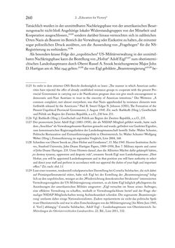 Image of the Page - 260 - in Zwischen geistiger Erneuerung und Restauration - US-amerikanische Planungen zur Entnazifizierung und demokratischen Reorientierung und die Nachkriegsrealität österreichischer Wissenschaft 1941-1955