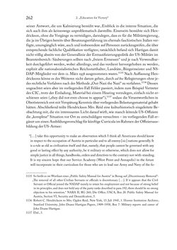 Bild der Seite - 262 - in Zwischen geistiger Erneuerung und Restauration - US-amerikanische Planungen zur Entnazifizierung und demokratischen Reorientierung und die Nachkriegsrealität österreichischer Wissenschaft 1941-1955