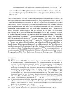 Image of the Page - 263 - in Zwischen geistiger Erneuerung und Restauration - US-amerikanische Planungen zur Entnazifizierung und demokratischen Reorientierung und die Nachkriegsrealität österreichischer Wissenschaft 1941-1955