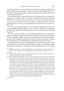 Bild der Seite - 267 - in Zwischen geistiger Erneuerung und Restauration - US-amerikanische Planungen zur Entnazifizierung und demokratischen Reorientierung und die Nachkriegsrealität österreichischer Wissenschaft 1941-1955