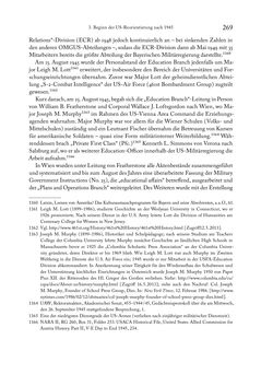 Image of the Page - 269 - in Zwischen geistiger Erneuerung und Restauration - US-amerikanische Planungen zur Entnazifizierung und demokratischen Reorientierung und die Nachkriegsrealität österreichischer Wissenschaft 1941-1955