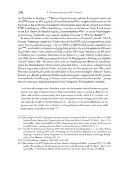 Image of the Page - 290 - in Zwischen geistiger Erneuerung und Restauration - US-amerikanische Planungen zur Entnazifizierung und demokratischen Reorientierung und die Nachkriegsrealität österreichischer Wissenschaft 1941-1955