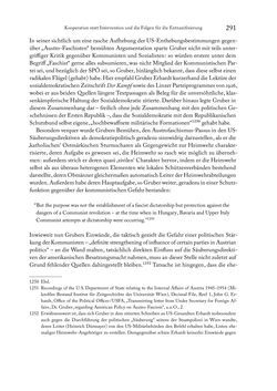 Bild der Seite - 291 - in Zwischen geistiger Erneuerung und Restauration - US-amerikanische Planungen zur Entnazifizierung und demokratischen Reorientierung und die Nachkriegsrealität österreichischer Wissenschaft 1941-1955
