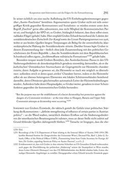 Image of the Page - 291 - in Zwischen geistiger Erneuerung und Restauration - US-amerikanische Planungen zur Entnazifizierung und demokratischen Reorientierung und die Nachkriegsrealität österreichischer Wissenschaft 1941-1955
