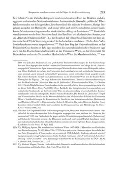 Bild der Seite - 293 - in Zwischen geistiger Erneuerung und Restauration - US-amerikanische Planungen zur Entnazifizierung und demokratischen Reorientierung und die Nachkriegsrealität österreichischer Wissenschaft 1941-1955