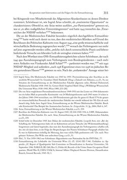 Image of the Page - 311 - in Zwischen geistiger Erneuerung und Restauration - US-amerikanische Planungen zur Entnazifizierung und demokratischen Reorientierung und die Nachkriegsrealität österreichischer Wissenschaft 1941-1955