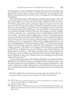 Bild der Seite - 327 - in Zwischen geistiger Erneuerung und Restauration - US-amerikanische Planungen zur Entnazifizierung und demokratischen Reorientierung und die Nachkriegsrealität österreichischer Wissenschaft 1941-1955