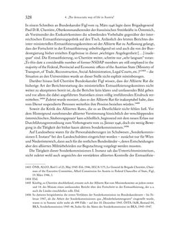 Image of the Page - 328 - in Zwischen geistiger Erneuerung und Restauration - US-amerikanische Planungen zur Entnazifizierung und demokratischen Reorientierung und die Nachkriegsrealität österreichischer Wissenschaft 1941-1955