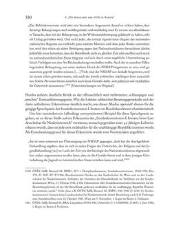 Image of the Page - 330 - in Zwischen geistiger Erneuerung und Restauration - US-amerikanische Planungen zur Entnazifizierung und demokratischen Reorientierung und die Nachkriegsrealität österreichischer Wissenschaft 1941-1955