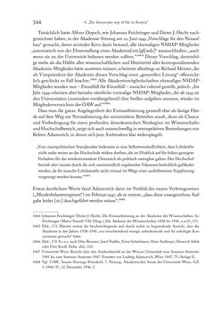 Image of the Page - 344 - in Zwischen geistiger Erneuerung und Restauration - US-amerikanische Planungen zur Entnazifizierung und demokratischen Reorientierung und die Nachkriegsrealität österreichischer Wissenschaft 1941-1955