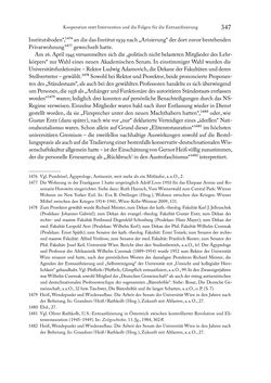 Image of the Page - 347 - in Zwischen geistiger Erneuerung und Restauration - US-amerikanische Planungen zur Entnazifizierung und demokratischen Reorientierung und die Nachkriegsrealität österreichischer Wissenschaft 1941-1955