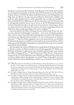 Image of the Page - 379 - in Zwischen geistiger Erneuerung und Restauration - US-amerikanische Planungen zur Entnazifizierung und demokratischen Reorientierung und die Nachkriegsrealität österreichischer Wissenschaft 1941-1955