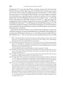 Image of the Page - 382 - in Zwischen geistiger Erneuerung und Restauration - US-amerikanische Planungen zur Entnazifizierung und demokratischen Reorientierung und die Nachkriegsrealität österreichischer Wissenschaft 1941-1955
