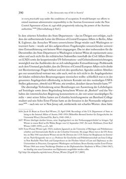Image of the Page - 390 - in Zwischen geistiger Erneuerung und Restauration - US-amerikanische Planungen zur Entnazifizierung und demokratischen Reorientierung und die Nachkriegsrealität österreichischer Wissenschaft 1941-1955