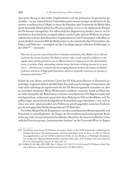 Image of the Page - 424 - in Zwischen geistiger Erneuerung und Restauration - US-amerikanische Planungen zur Entnazifizierung und demokratischen Reorientierung und die Nachkriegsrealität österreichischer Wissenschaft 1941-1955