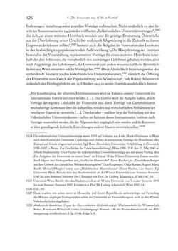 Image of the Page - 426 - in Zwischen geistiger Erneuerung und Restauration - US-amerikanische Planungen zur Entnazifizierung und demokratischen Reorientierung und die Nachkriegsrealität österreichischer Wissenschaft 1941-1955