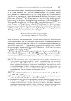 Image of the Page - 427 - in Zwischen geistiger Erneuerung und Restauration - US-amerikanische Planungen zur Entnazifizierung und demokratischen Reorientierung und die Nachkriegsrealität österreichischer Wissenschaft 1941-1955