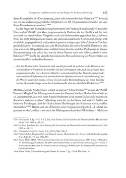 Image of the Page - 433 - in Zwischen geistiger Erneuerung und Restauration - US-amerikanische Planungen zur Entnazifizierung und demokratischen Reorientierung und die Nachkriegsrealität österreichischer Wissenschaft 1941-1955