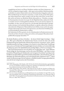 Image of the Page - 435 - in Zwischen geistiger Erneuerung und Restauration - US-amerikanische Planungen zur Entnazifizierung und demokratischen Reorientierung und die Nachkriegsrealität österreichischer Wissenschaft 1941-1955