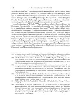 Image of the Page - 440 - in Zwischen geistiger Erneuerung und Restauration - US-amerikanische Planungen zur Entnazifizierung und demokratischen Reorientierung und die Nachkriegsrealität österreichischer Wissenschaft 1941-1955