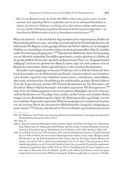 Image of the Page - 441 - in Zwischen geistiger Erneuerung und Restauration - US-amerikanische Planungen zur Entnazifizierung und demokratischen Reorientierung und die Nachkriegsrealität österreichischer Wissenschaft 1941-1955