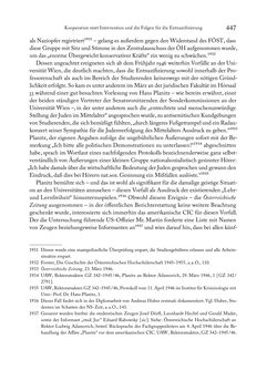 Bild der Seite - 447 - in Zwischen geistiger Erneuerung und Restauration - US-amerikanische Planungen zur Entnazifizierung und demokratischen Reorientierung und die Nachkriegsrealität österreichischer Wissenschaft 1941-1955