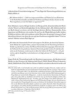 Image of the Page - 459 - in Zwischen geistiger Erneuerung und Restauration - US-amerikanische Planungen zur Entnazifizierung und demokratischen Reorientierung und die Nachkriegsrealität österreichischer Wissenschaft 1941-1955