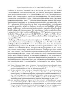 Image of the Page - 471 - in Zwischen geistiger Erneuerung und Restauration - US-amerikanische Planungen zur Entnazifizierung und demokratischen Reorientierung und die Nachkriegsrealität österreichischer Wissenschaft 1941-1955