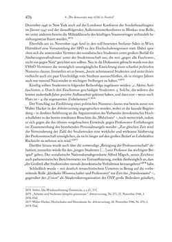 Image of the Page - 476 - in Zwischen geistiger Erneuerung und Restauration - US-amerikanische Planungen zur Entnazifizierung und demokratischen Reorientierung und die Nachkriegsrealität österreichischer Wissenschaft 1941-1955