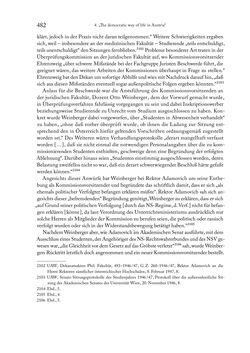Bild der Seite - 482 - in Zwischen geistiger Erneuerung und Restauration - US-amerikanische Planungen zur Entnazifizierung und demokratischen Reorientierung und die Nachkriegsrealität österreichischer Wissenschaft 1941-1955