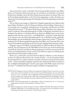 Bild der Seite - 483 - in Zwischen geistiger Erneuerung und Restauration - US-amerikanische Planungen zur Entnazifizierung und demokratischen Reorientierung und die Nachkriegsrealität österreichischer Wissenschaft 1941-1955