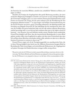 Bild der Seite - 486 - in Zwischen geistiger Erneuerung und Restauration - US-amerikanische Planungen zur Entnazifizierung und demokratischen Reorientierung und die Nachkriegsrealität österreichischer Wissenschaft 1941-1955