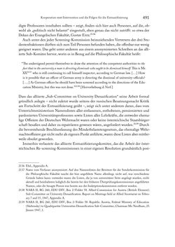 Image of the Page - 491 - in Zwischen geistiger Erneuerung und Restauration - US-amerikanische Planungen zur Entnazifizierung und demokratischen Reorientierung und die Nachkriegsrealität österreichischer Wissenschaft 1941-1955