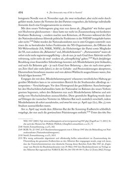 Image of the Page - 494 - in Zwischen geistiger Erneuerung und Restauration - US-amerikanische Planungen zur Entnazifizierung und demokratischen Reorientierung und die Nachkriegsrealität österreichischer Wissenschaft 1941-1955