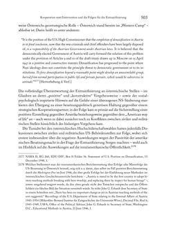 Image of the Page - 503 - in Zwischen geistiger Erneuerung und Restauration - US-amerikanische Planungen zur Entnazifizierung und demokratischen Reorientierung und die Nachkriegsrealität österreichischer Wissenschaft 1941-1955