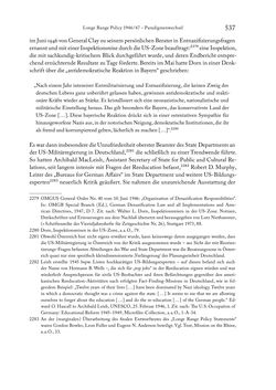 Image of the Page - 537 - in Zwischen geistiger Erneuerung und Restauration - US-amerikanische Planungen zur Entnazifizierung und demokratischen Reorientierung und die Nachkriegsrealität österreichischer Wissenschaft 1941-1955
