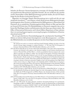 Image of the Page - 556 - in Zwischen geistiger Erneuerung und Restauration - US-amerikanische Planungen zur Entnazifizierung und demokratischen Reorientierung und die Nachkriegsrealität österreichischer Wissenschaft 1941-1955