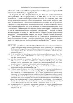 Image of the Page - 569 - in Zwischen geistiger Erneuerung und Restauration - US-amerikanische Planungen zur Entnazifizierung und demokratischen Reorientierung und die Nachkriegsrealität österreichischer Wissenschaft 1941-1955