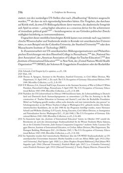 Image of the Page - 596 - in Zwischen geistiger Erneuerung und Restauration - US-amerikanische Planungen zur Entnazifizierung und demokratischen Reorientierung und die Nachkriegsrealität österreichischer Wissenschaft 1941-1955