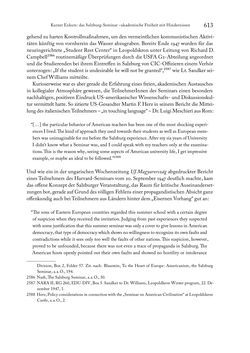 Image of the Page - 613 - in Zwischen geistiger Erneuerung und Restauration - US-amerikanische Planungen zur Entnazifizierung und demokratischen Reorientierung und die Nachkriegsrealität österreichischer Wissenschaft 1941-1955